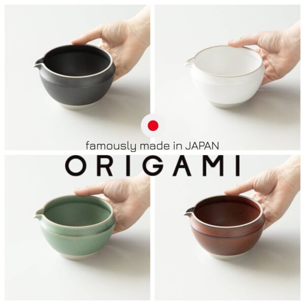 Origami Kataguchi matcha bowl, presented by Chakami